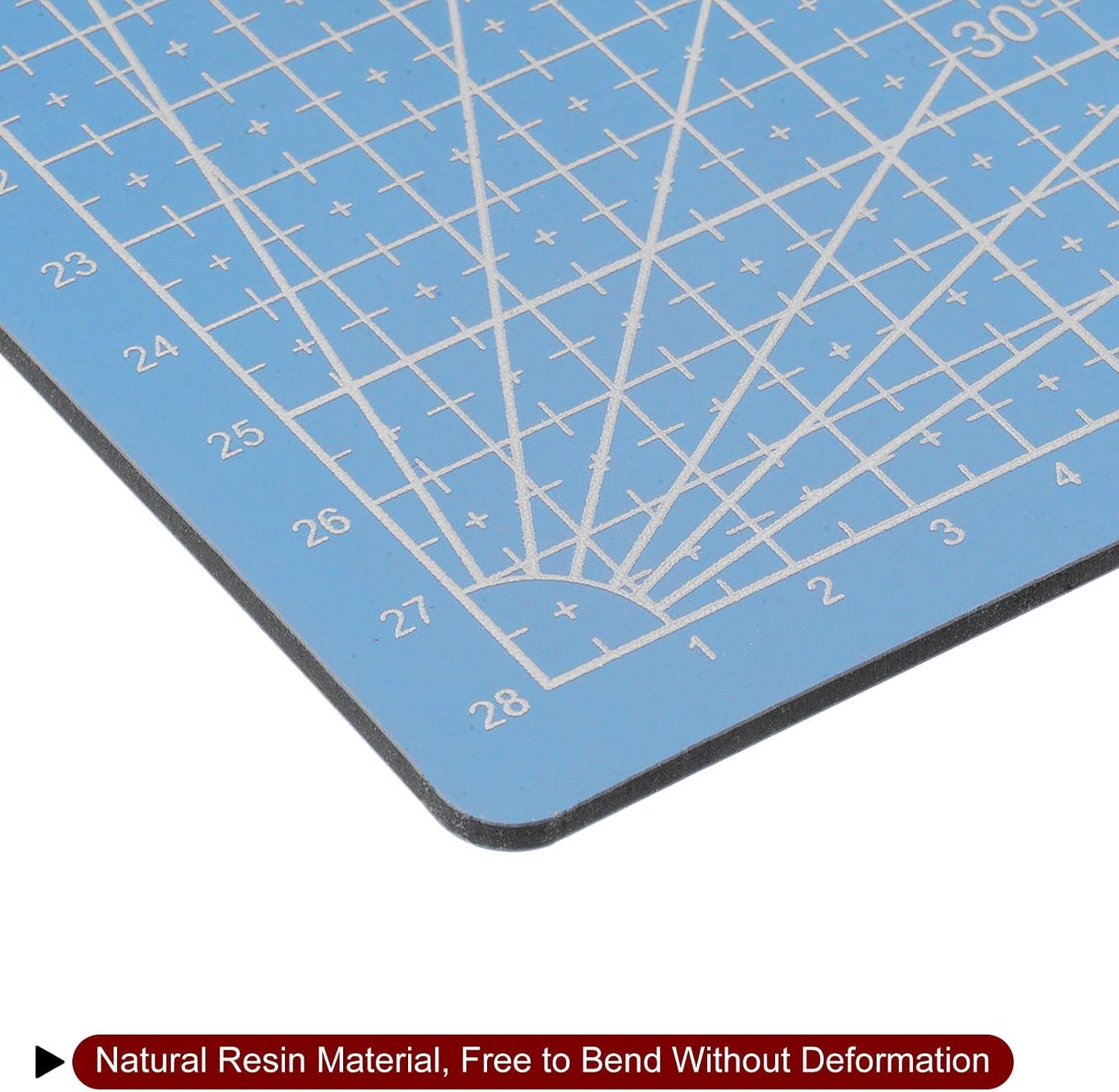 A5 Self-Healing Cutting Mat 9"x6" Craft Cutting Board for DIY Art Work Sewing Cutting, Black