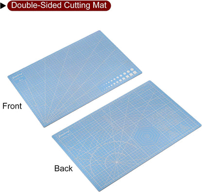 A5 Self-Healing Cutting Mat 9"x6" Craft Cutting Board for DIY Art Work Sewing Cutting, Black
