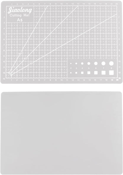 A5 Self-Healing Cutting Mat 9"x6" Craft Cutting Board for DIY Art Work Sewing Cutting, Black