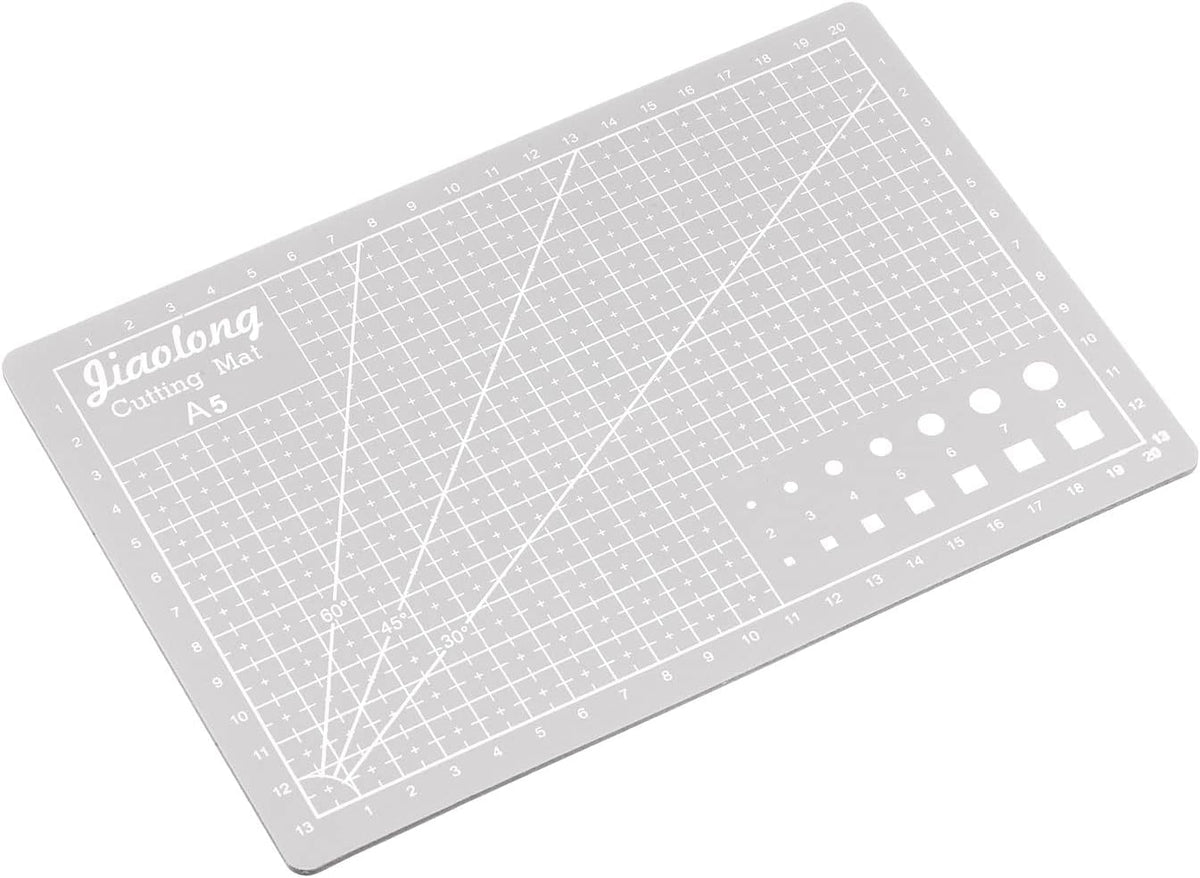 A5 Self-Healing Cutting Mat 9"x6" Craft Cutting Board for DIY Art Work Sewing Cutting, Black