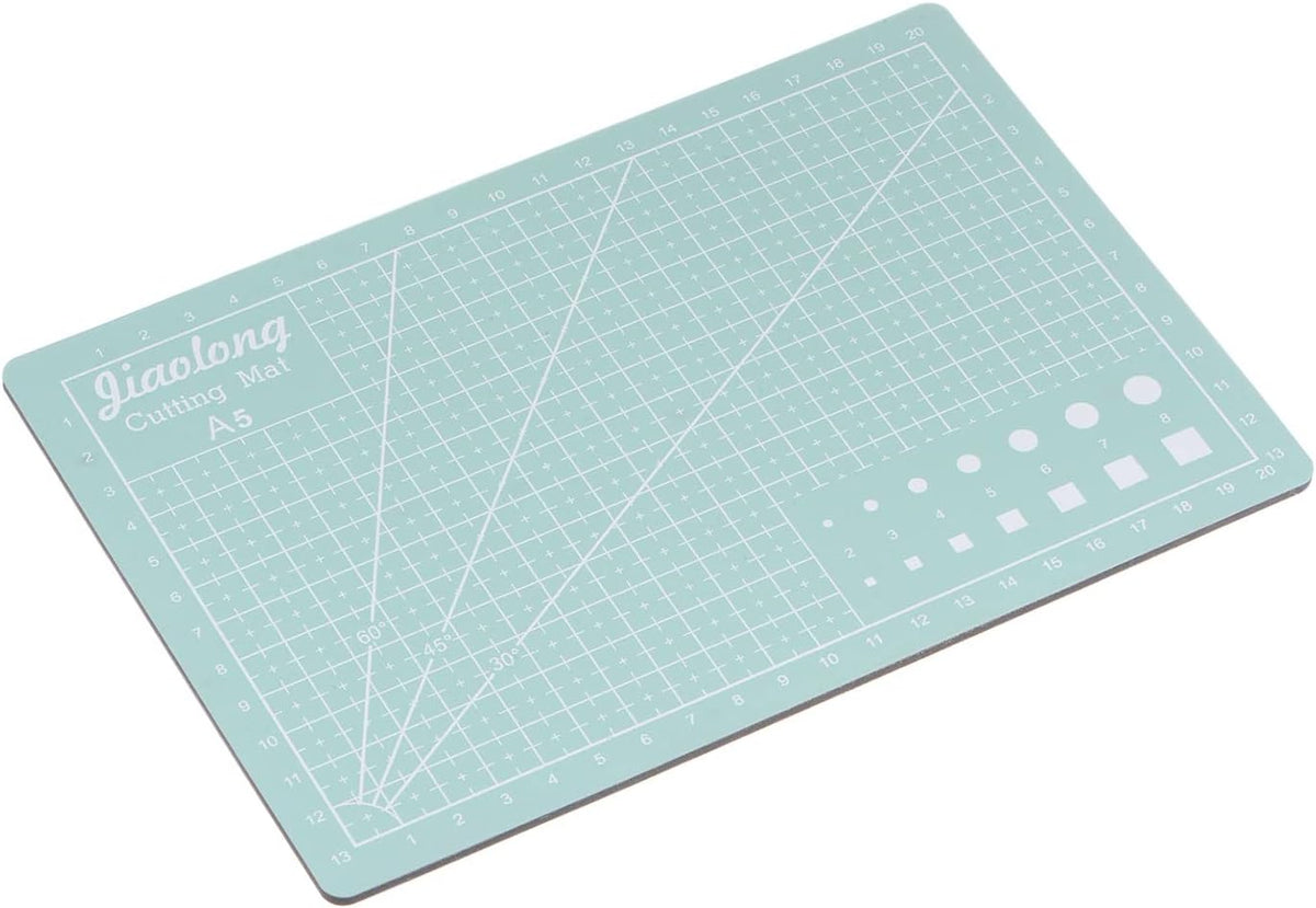 A5 Self-Healing Cutting Mat 9"x6" Craft Cutting Board for DIY Art Work Sewing Cutting, Black