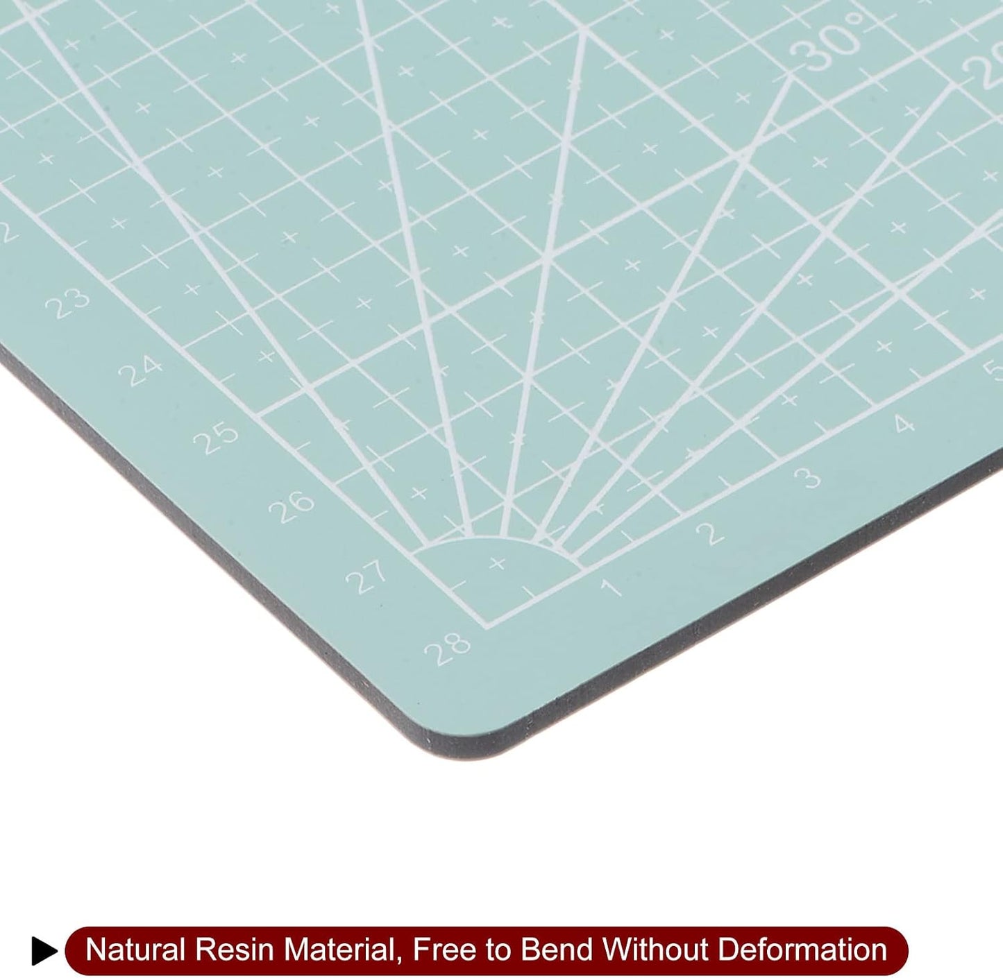 A5 Self-Healing Cutting Mat 9"x6" Craft Cutting Board for DIY Art Work Sewing Cutting, Black