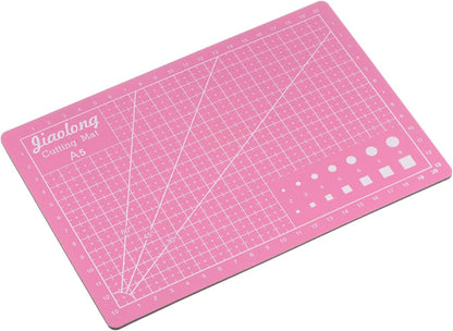A5 Self-Healing Cutting Mat 9"x6" Craft Cutting Board for DIY Art Work Sewing Cutting, Black