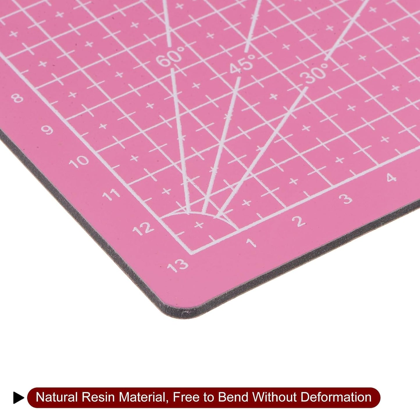 A5 Self-Healing Cutting Mat 9"x6" Craft Cutting Board for DIY Art Work Sewing Cutting, Black