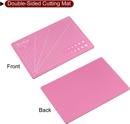 A5 Self-Healing Cutting Mat 9"x6" Craft Cutting Board for DIY Art Work Sewing Cutting, Black