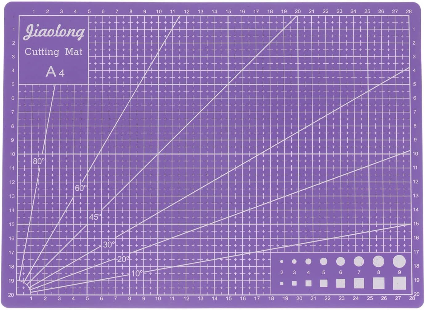 A5 Self-Healing Cutting Mat 9"x6" Craft Cutting Board for DIY Art Work Sewing Cutting, Black