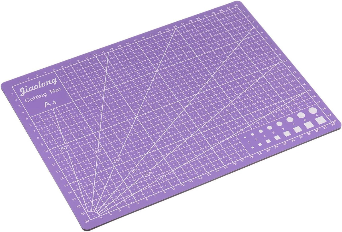 A5 Self-Healing Cutting Mat 9"x6" Craft Cutting Board for DIY Art Work Sewing Cutting, Black