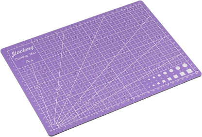 A5 Self-Healing Cutting Mat 9"x6" Craft Cutting Board for DIY Art Work Sewing Cutting, Black