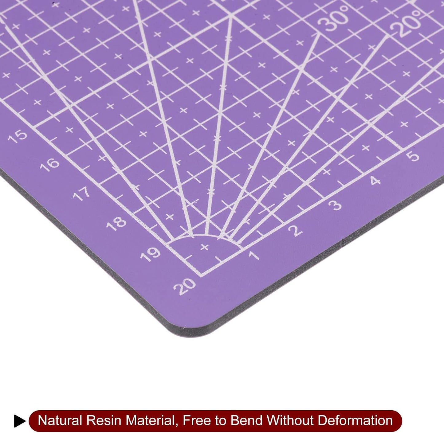 A5 Self-Healing Cutting Mat 9"x6" Craft Cutting Board for DIY Art Work Sewing Cutting, Black