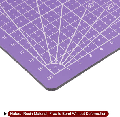 A5 Self-Healing Cutting Mat 9"x6" Craft Cutting Board for DIY Art Work Sewing Cutting, Black