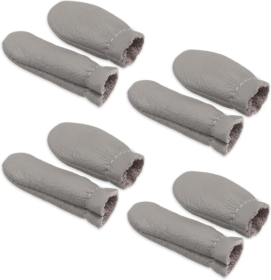 4 Pairs Needle Felting Finger Guards Felting Finger Protector Embroidery Crochet Protector Fingers Thumb Protection Thimble Guards Tools Needlework Handmaking Thimbles Pads for Hand Craft Sewing