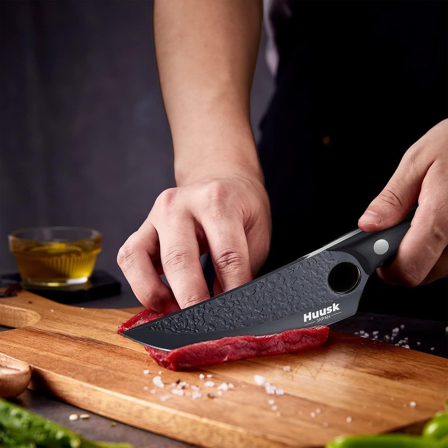 Golden Bird Meat Cleaver Heavy Duty Butcher Knife Hand Forged Bone Chopper Full Tang High Carbon Steel Kitchen Chef Knife for Home with Gift Box