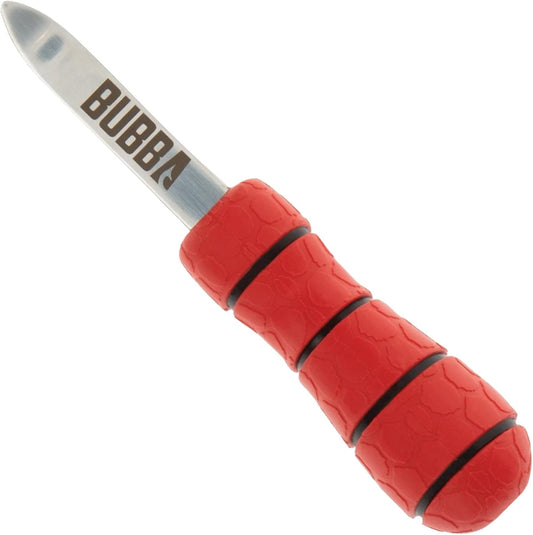 Shucking Knife - Oyster Shucking Knife with 2.5" Stainless Steel Curved Tip Blade with Non-Slip Grip Handle