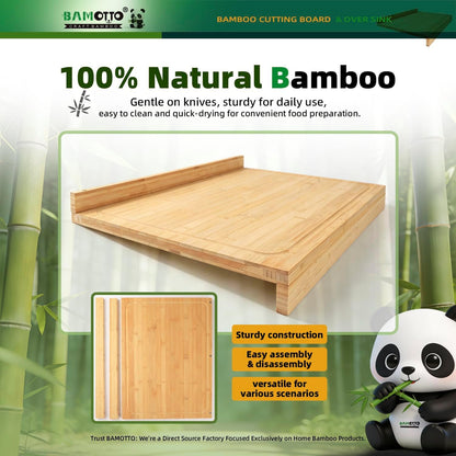 Extra Large Bamboo Cutting Board 24"x18"