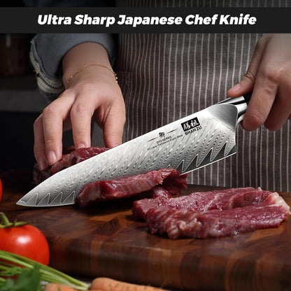 Damascus Chef Knife 8 inch, 67-Layer High Carbon Steel