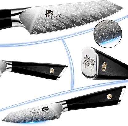 Damascus Chef Knife 8 inch, 67-Layer High Carbon Steel