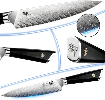 Damascus Chef Knife 8 inch, 67-Layer High Carbon Steel