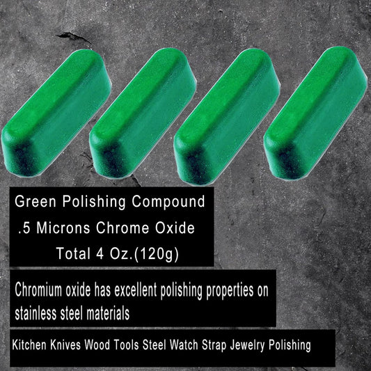 Polishing Buffing Compound Kit, Jeweler’s Rouge for Metal, Copper,Stainless Steel, Aluminum, Jewelry, Knife Strop & Buffing Wheel Polishing