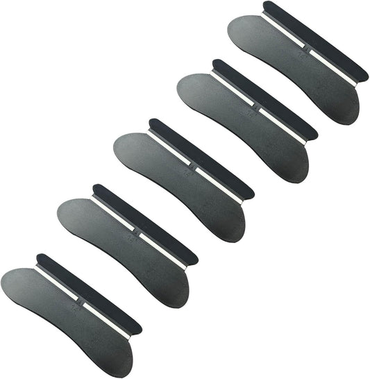Black knife sharpener Angle Guide. Whetstone Knife Blade Sharpener Sharpening Stone Angle Guide 5-Pack, 4 Angles-12°, 14°, 18°, 30°, Perfect Assistance for Grinding Knife Blade