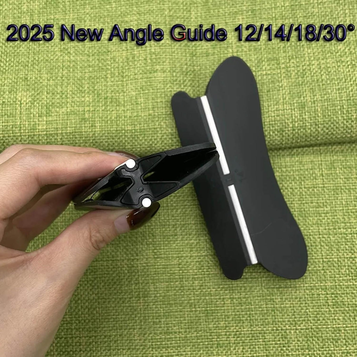 Black knife sharpener Angle Guide. Whetstone Knife Blade Sharpener Sharpening Stone Angle Guide 5-Pack, 4 Angles-12°, 14°, 18°, 30°, Perfect Assistance for Grinding Knife Blade