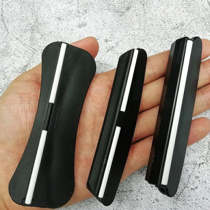 Black knife sharpener Angle Guide. Whetstone Knife Blade Sharpener Sharpening Stone Angle Guide 5-Pack, 4 Angles-12°, 14°, 18°, 30°, Perfect Assistance for Grinding Knife Blade