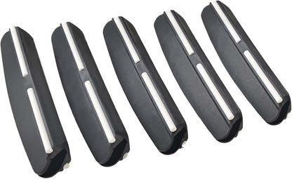 Black knife sharpener Angle Guide. Whetstone Knife Blade Sharpener Sharpening Stone Angle Guide 5-Pack, 4 Angles-12°, 14°, 18°, 30°, Perfect Assistance for Grinding Knife Blade