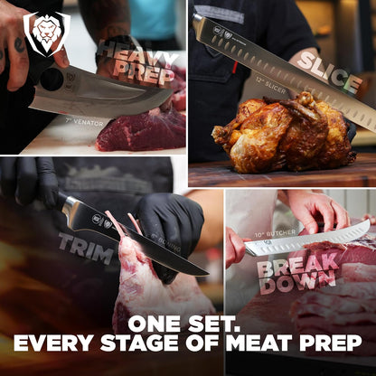 4-Pc Knife Set - Slicing, Butcher, Boning & Venator