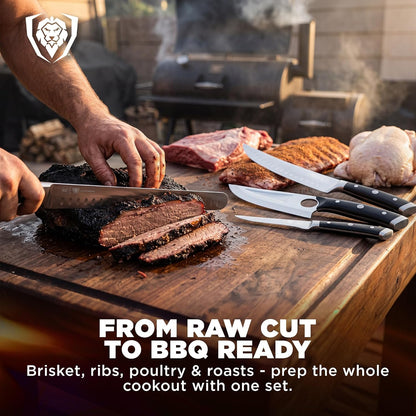 4-Pc Knife Set - Slicing, Butcher, Boning & Venator