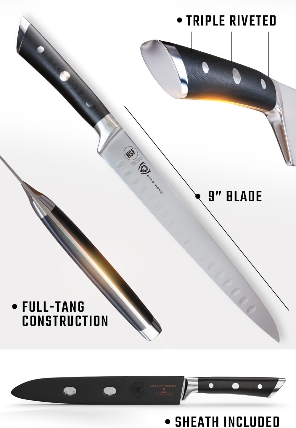 4-Pc Knife Set - Slicing, Butcher, Boning & Venator