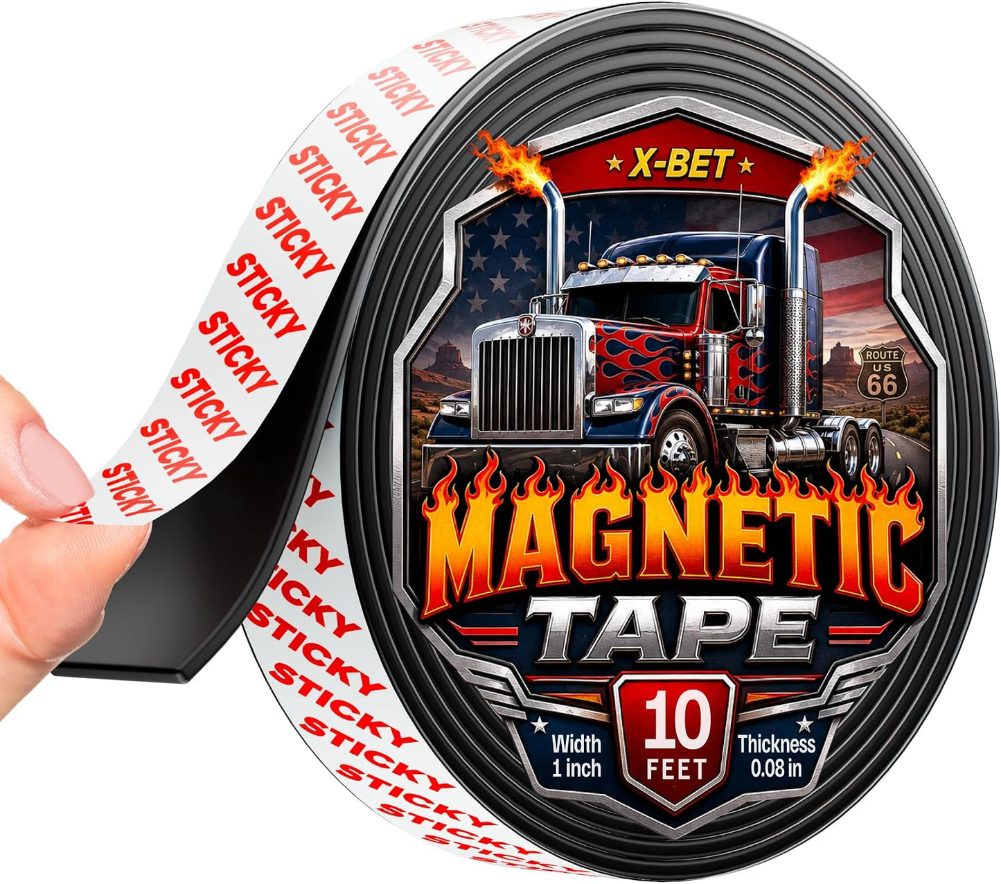 Adhesive Magnetic Strip for Knives Kitchen with Multipurpose Use as Knife Holder, Knife Rack, Knife Magnetic Strip, Knives Bar, Kitchen Utensil Holder, Tool Holder for Garage and Kitchen Organizer