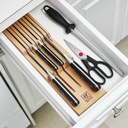 Pro 10-pc Knife Block Set - White