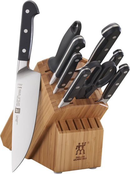 Pro 10-pc Knife Block Set - White