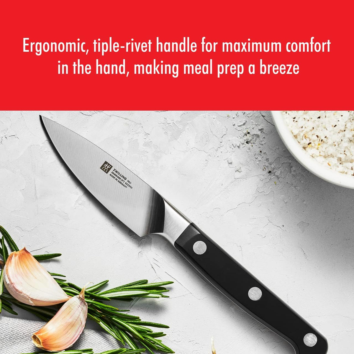 Pro 10-pc Knife Block Set - White