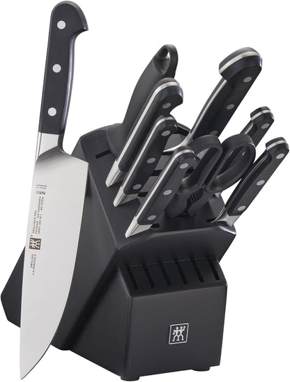 Pro 10-pc Knife Block Set - White