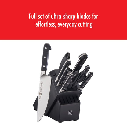 Pro 10-pc Knife Block Set - White