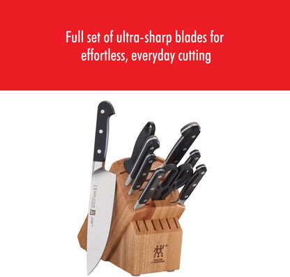 Pro 10-pc Knife Block Set - White