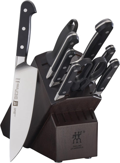 Pro 10-pc Knife Block Set - White