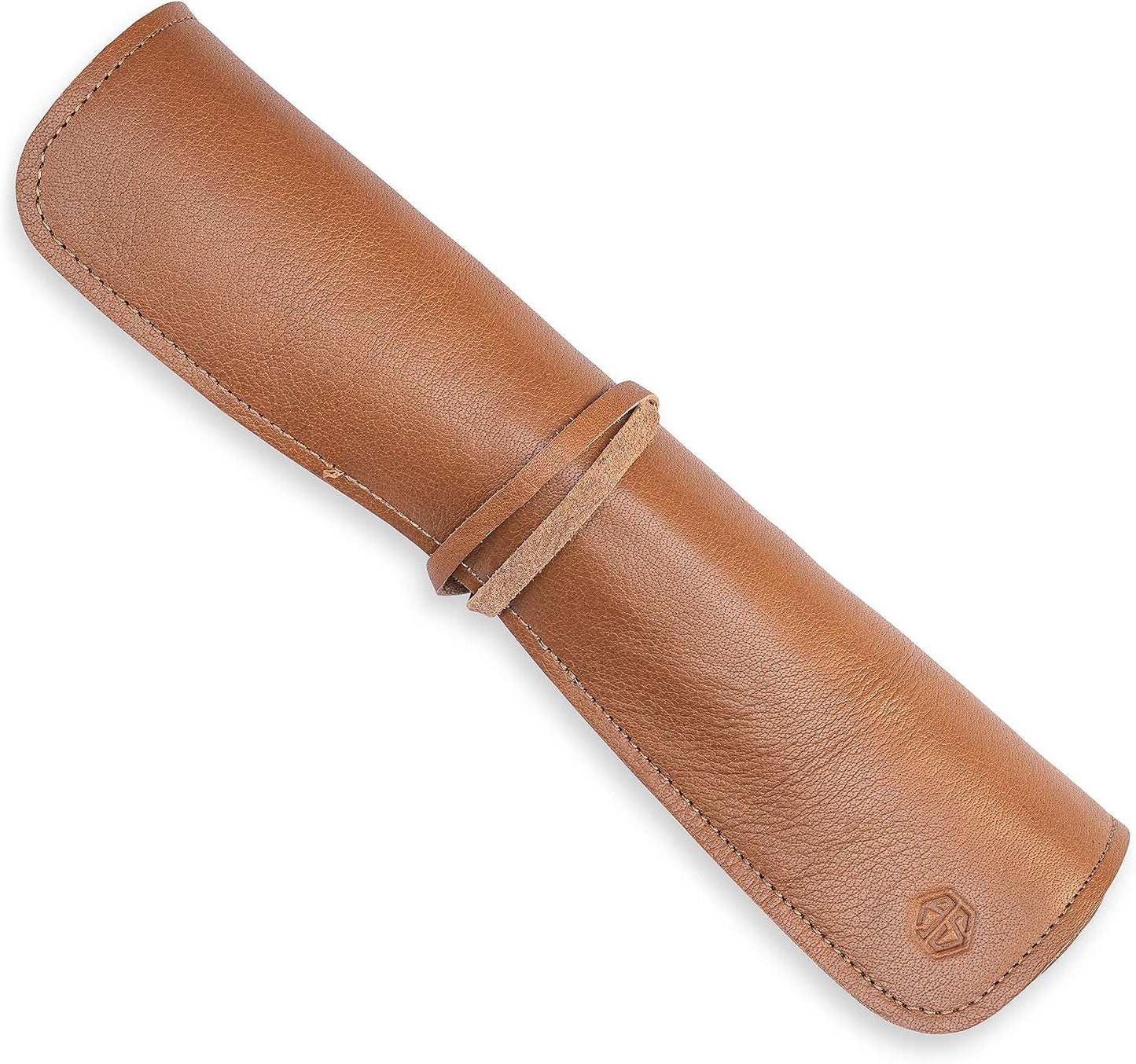 Knife Bag for Chefs–knife Roll Bag leather 7 slots – Leather Knife Case Noah (brown)