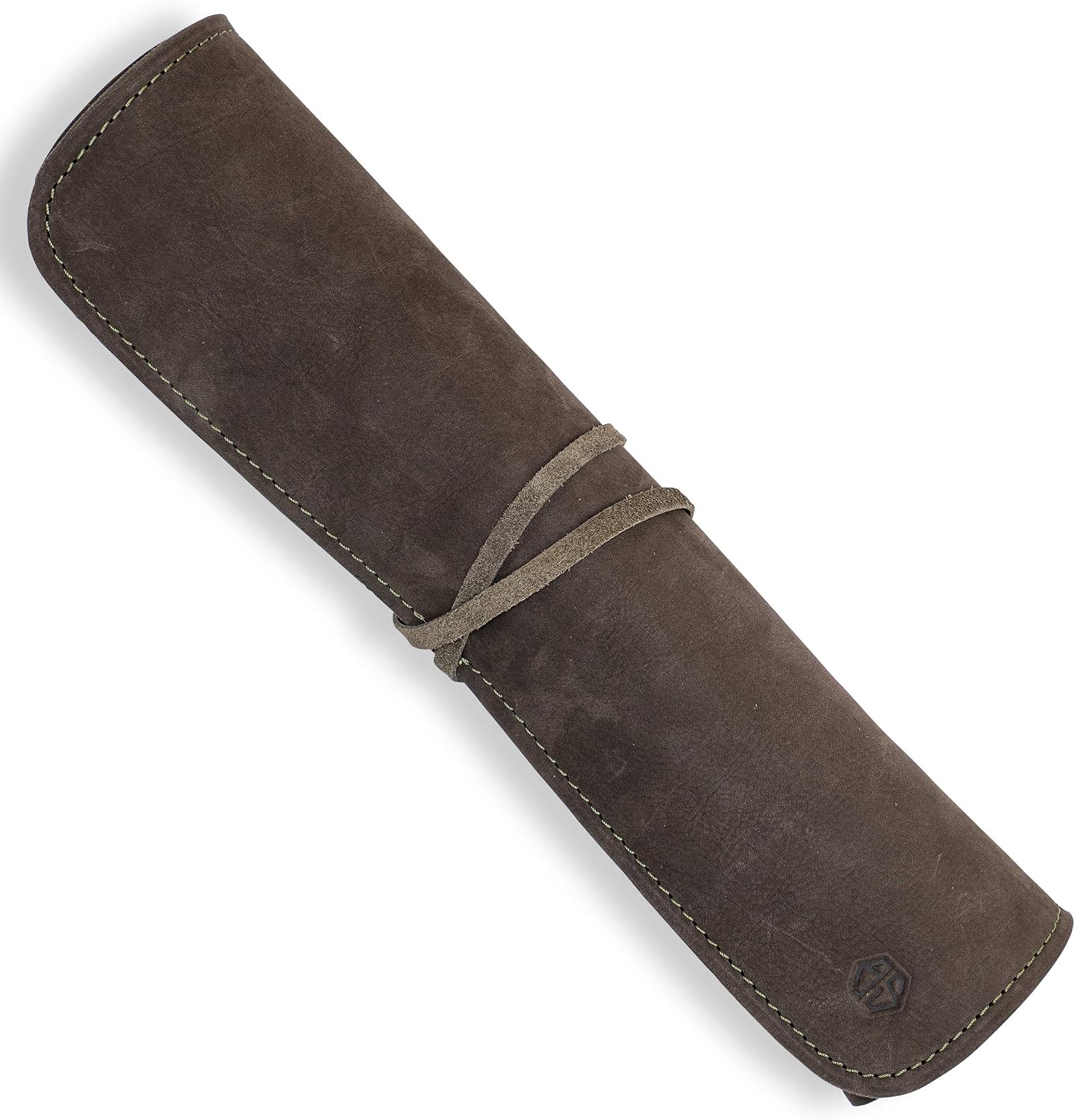 Knife Bag for Chefs–knife Roll Bag leather 7 slots – Leather Knife Case Noah (brown)