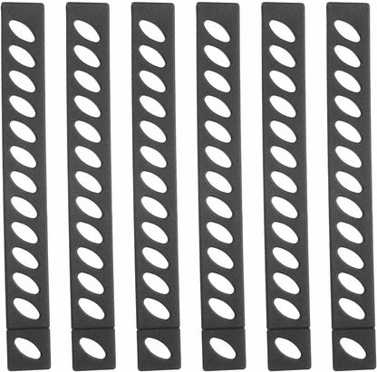 100Pcs Blade Edge Guard 7.87" x 0.94" x 0.16" Plastic Anti-scratch Knife Guards Blade Edge Protector for Kitchen Knife Protection Sleeves Cover, Black