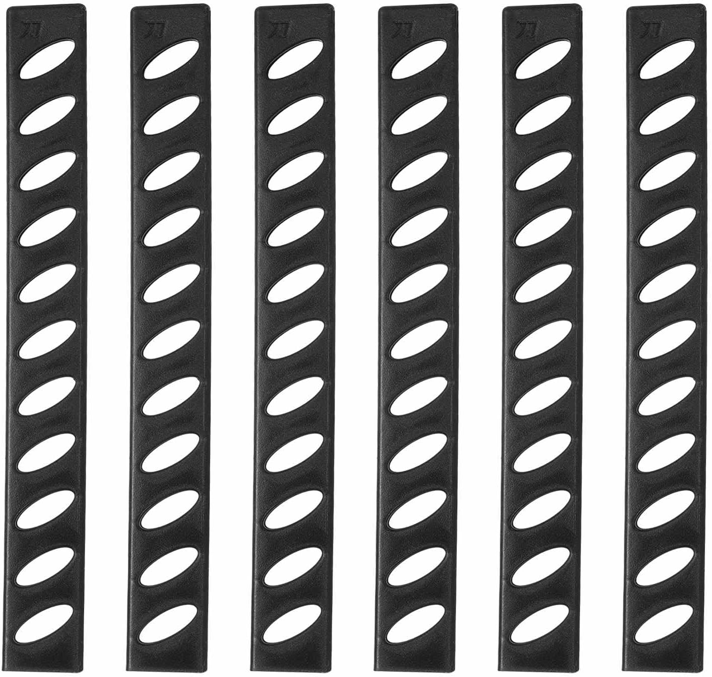 100Pcs Blade Edge Guard 7.87" x 0.94" x 0.16" Plastic Anti-scratch Knife Guards Blade Edge Protector for Kitchen Knife Protection Sleeves Cover, Black
