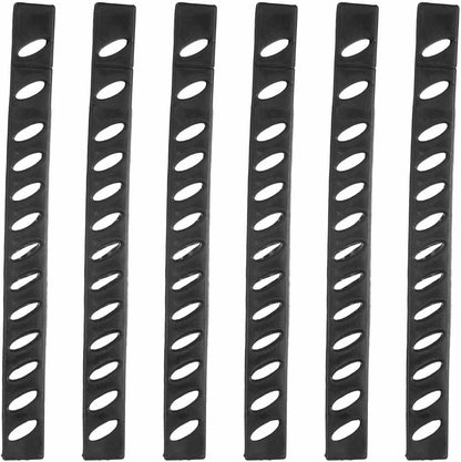 100Pcs Blade Edge Guard 7.87" x 0.94" x 0.16" Plastic Anti-scratch Knife Guards Blade Edge Protector for Kitchen Knife Protection Sleeves Cover, Black
