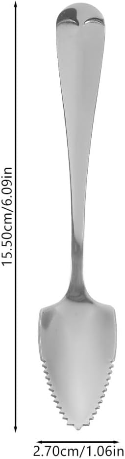 Grapefruit Serrated Knife Spoons : 2pcs Stainless Steel Spoons Serrated Grapefruit Utensils Tools for Citrus Fruits Kiwi Lemon Desserts Salads