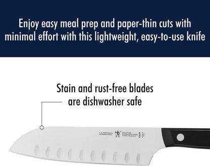 Solution 2-Pc Santoku Knife Set, Razor-Sharp, German Engineered