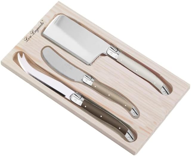 Tradition 3 Piece Cheese Knife Set in Wooden Box