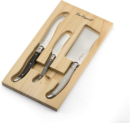 Tradition 3 Piece Cheese Knife Set in Wooden Box
