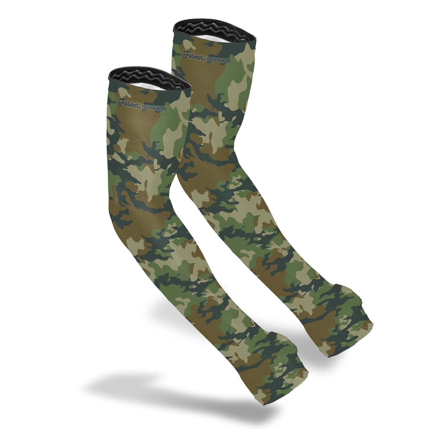 Gardening Arm Sleeves|UV Cooling Protective Sleeve Women & Men|Anti-Scratch Cover Sun UPF Outdoor Protection - Black - S/M