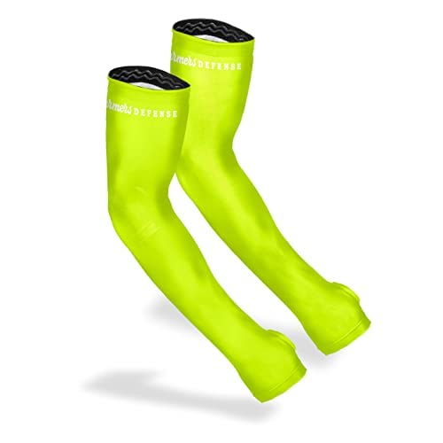 Gardening Arm Sleeves|UV Cooling Protective Sleeve Women & Men|Anti-Scratch Cover Sun UPF Outdoor Protection - Black - S/M