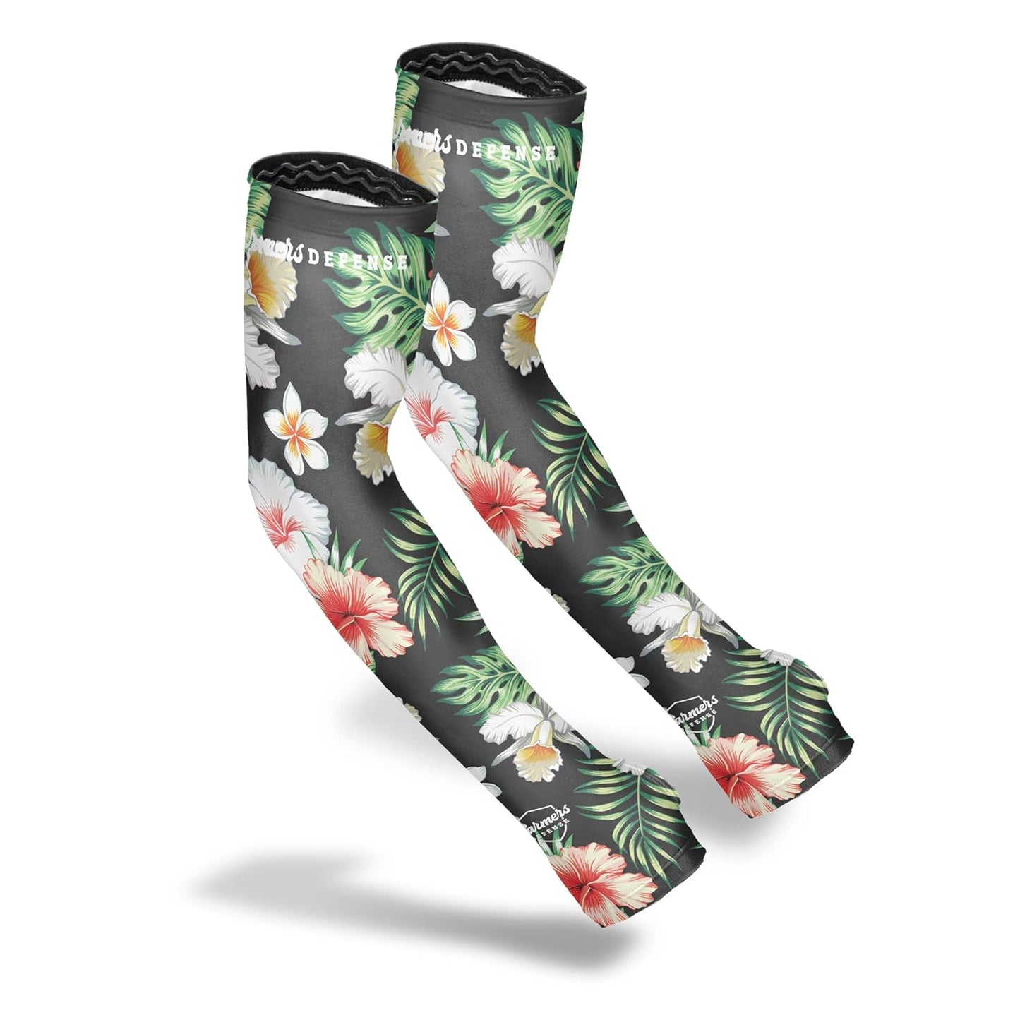 Gardening Arm Sleeves|UV Cooling Protective Sleeve Women & Men|Anti-Scratch Cover Sun UPF Outdoor Protection - Black - S/M