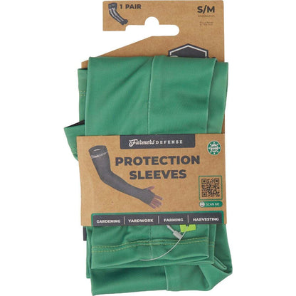 Gardening Arm Sleeves|UV Cooling Protective Sleeve Women & Men|Anti-Scratch Cover Sun UPF Outdoor Protection - Black - S/M